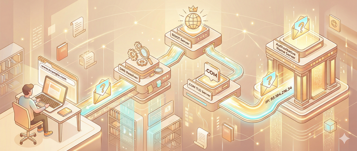 Dari Nama ke IP: Begini Cara DNS Bekerja di Balik Layar